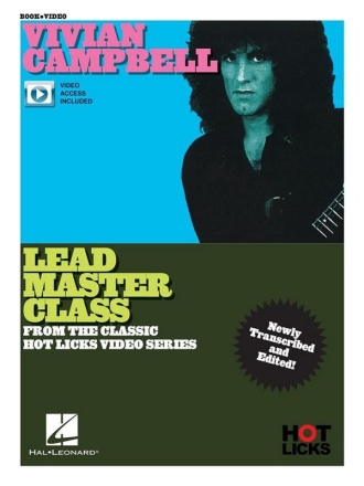 Vivian Campbell- Lead Master Class Guitar Book & Video-Online