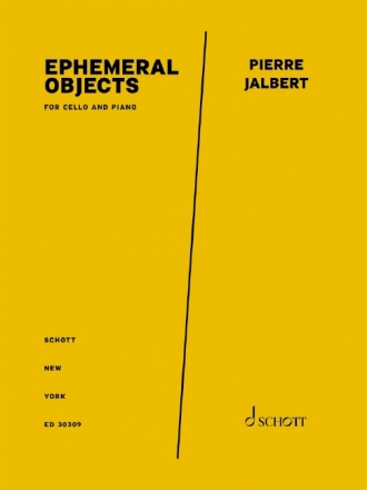 ED30309  Ephemeral Objects for cello and piano