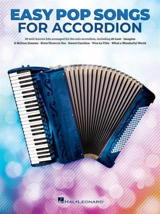Easy Pop Songs for accordion (+lyrics)