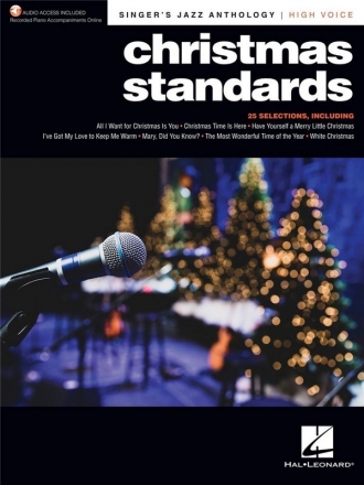 Christmas Standards (+Online Audio) for high voice and piano