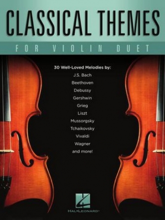 Classical Themes for Violin Duet for 2 violins