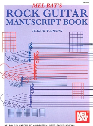 Rock Guitar Manuscript Book guitar/tab/chord boxes 