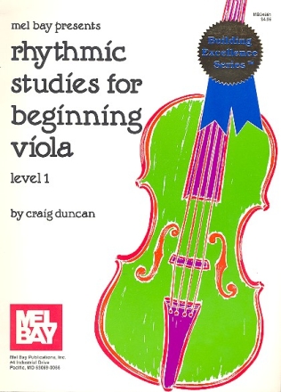 Rhythmic Studies Level 1 for beginning viola