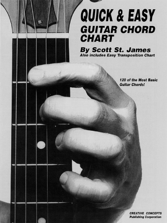 Scott St. James, Quick and Easy Guitar Chord Chart Gitarre Stimme