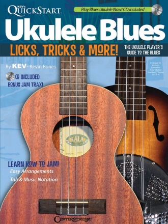 Kev's QuickStart Ukulele Blues (+Online Audio) for ukulele Buch + CD