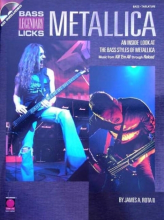 Metallica: Legendary bass licks (+CD) and inside look at the bass styles of Metallica