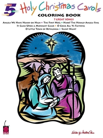 Holy Christmas Carols Coloring Book Klavier Buch