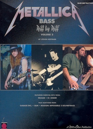 Metallica vol.2: Riff by Riff for bass/tab