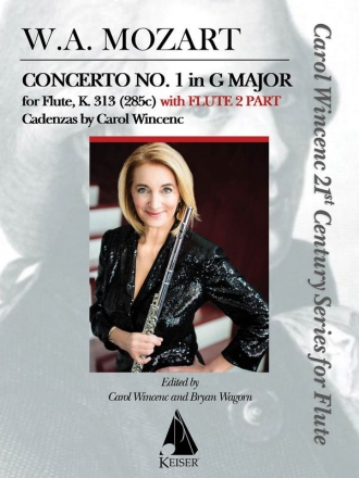 Concerto in G Major No. 1  KV 313 for flute and orchestra flute (with flute 2 part)