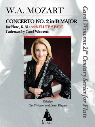 Wolfgang Amadeus Mozart, Concerto No. 2 in D Major for Flute, K. 314 Flute Buch