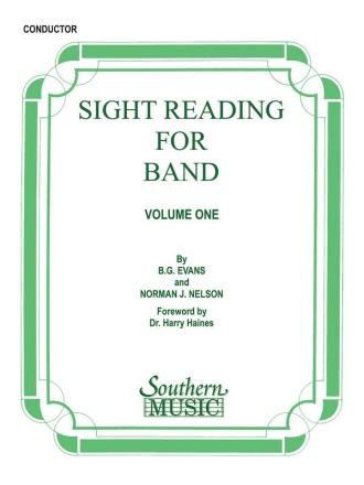 Billy Evans Sight Reading For Band, Bk. 1 (Srb1) Concert Band Partitur