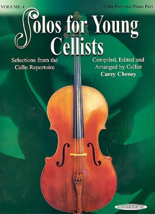 Solos for young Cellists vol.4 for cello and piano