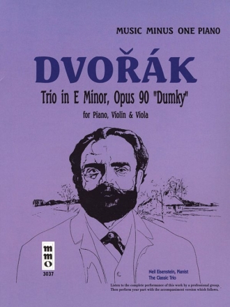 Antonn Dvork, Piano Trio in A Major, Op. 90 Dumky Klavier Buch + CD