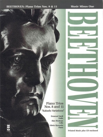 Ludwig van Beethoven, Piano Trios No. 8 and 11 Kakadu Variations Klavier Buch + CD