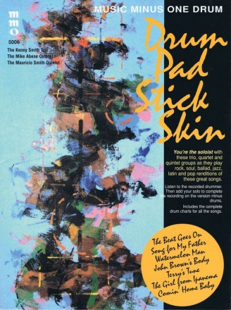 Drum Pad Stick Skin Schlagzeug Buch + CD