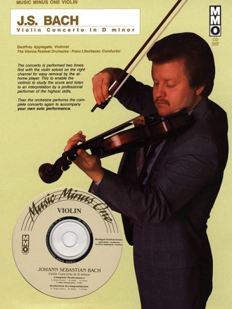 Johann Sebastian Bach, Violin Concerto in D Minor Violin Buch + CD