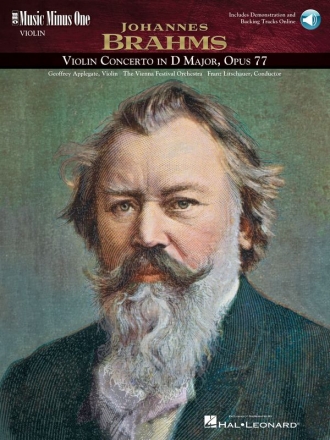 Violin Concerto D major op.77 (+Online Audio) for violin and orchestra