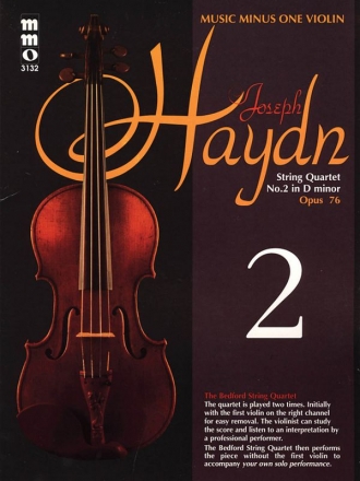 Franz Joseph Haydn, String Quartet No. 2 in D minor, Op. 76 Violin Buch + CD