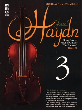 Franz Joseph Haydn, String Quartet in C Major, 'Emperor,' Op. 76 Violin Buch + CD
