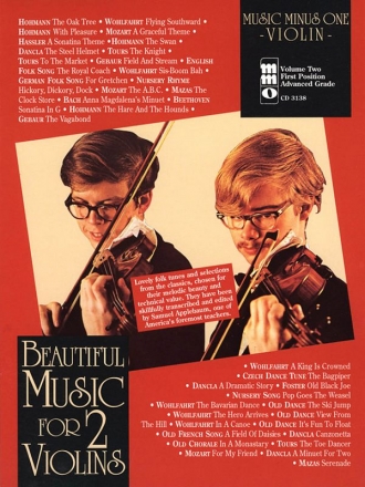 Beautiful Music for 2 Violins 2 Violins Buch + CD