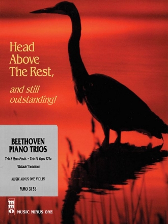 Ludwig van Beethoven, Piano Trio No. 8 in E-flat Major, Woo 38 Violin Buch + CD