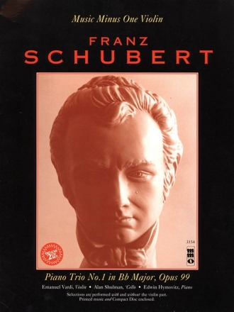 Franz Schubert, Piano Trio in B-flat Major, Op. 99 Violin Buch + 2 CDs