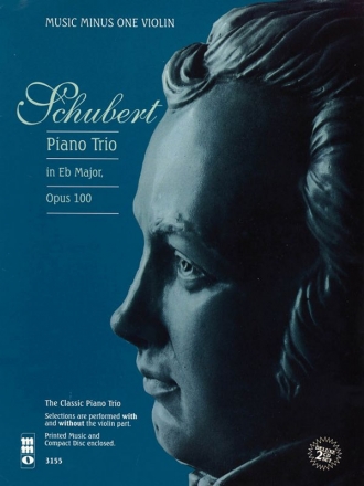 Franz Schubert, Piano Trio in E-flat Major, Op. 100, D929 Violin Buch + 2 CDs