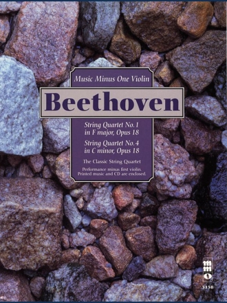 Ludwig van Beethoven, String Quartets, Op. 18: No. 1 in F Major & No.  Violin Buch + CD