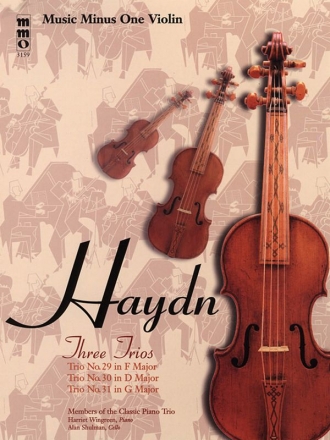 Franz Joseph Haydn, Three Piano Trios: No. 29 in F Major Violin Buch + CD
