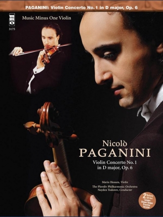 Niccol Paganini, Concerto No. 1 in D, Op. 6 Violin Buch + 2 CDs