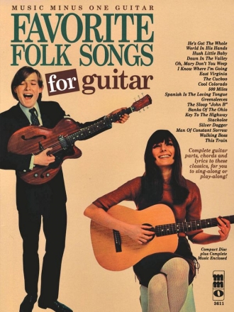 Favorite Folks Songs for Guitar Gitarre Buch + CD