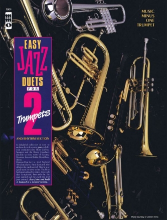 Easy Jazz Duets for 2 Trumpets and Rhythm Section 2 Trumpets and Rhythm Section Buch + CD