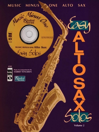 Easy Alto Sax Solos: Student Edition, Volume 2 Alto Saxophone Buch + CD