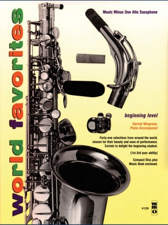 World Favorites - Beginning Level Alto Saxophone Buch + CD