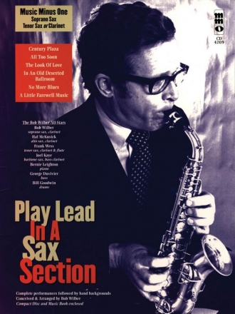 Play Lead in a Sax Section (+CD) for soprano saxophone, tenor saxophone or clarinet