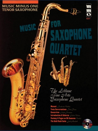 Music for Saxophone Quartet Tenor Saxophone Buch + CD