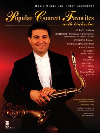 Popular Concert Favorites with Orchestra Tenor Saxophone Buch + CD