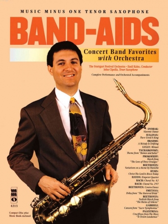 Band-Aids - Concert Band Favorites with Orchestra Tenor Saxophone Buch + CD