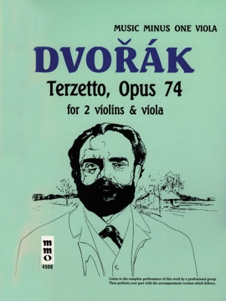 Antonn Dvork, Terzetto in C Major, Op. 74 Viola Buch + CD