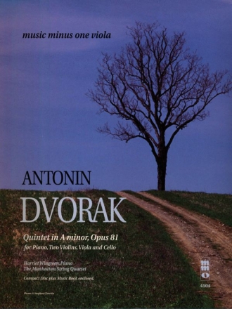 Antonn Dvork, Piano Quintet A major op. 81 Viola Buch + CD