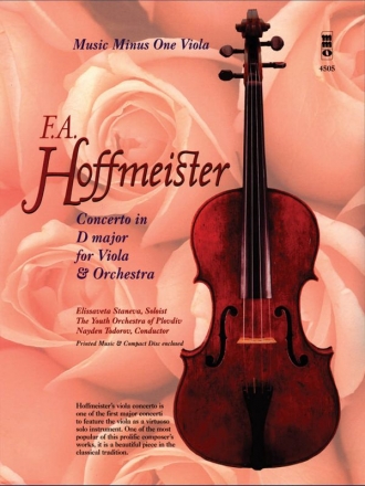 Concerto in D Major (+CD) for viola and orchestra