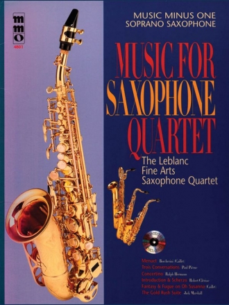 Music for Saxophone Quartet Soprano Saxophone Buch + CD
