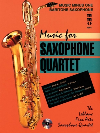 Music for Saxophone Quartet Saxophonquartett Buch + CD