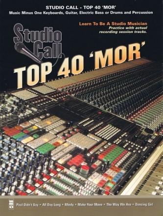 Studio Call: Top 40 'Mor' - Drums Schlagzeug Buch + CD