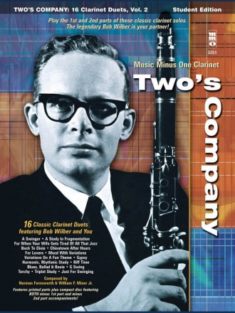 Two's Company: 16 Clarinet Duets Vol.2 (+CD) for 2 clarinets