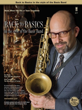 Back to Basics in the Style of the Basie Band Alto Saxophone or Tenor Saxophone Buch + 2 CDs