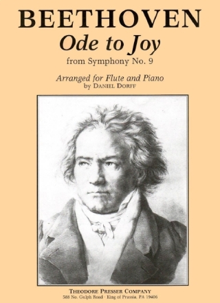 Ludwig Van Beethoven Ode To Joy Flte und Klavier Klavierauszug mit Solostimme