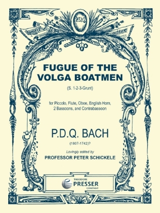 P. D. Q. Bach Fugue Of The Volga Boatmen Piccolo-Flte, Flte, Oboe, Englischhorn, 2 Fagotte und Kontrafagott Partitur und Stimmen