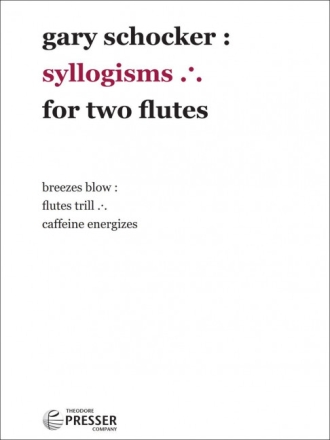 Gary Schocker Syllogisms 2 Flten Spielpartitur