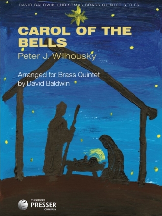 Peter Wilhousky Carol Of The Bells 2 Trompeten, Horn, Posaune und Tuba Partitur und Stimmen